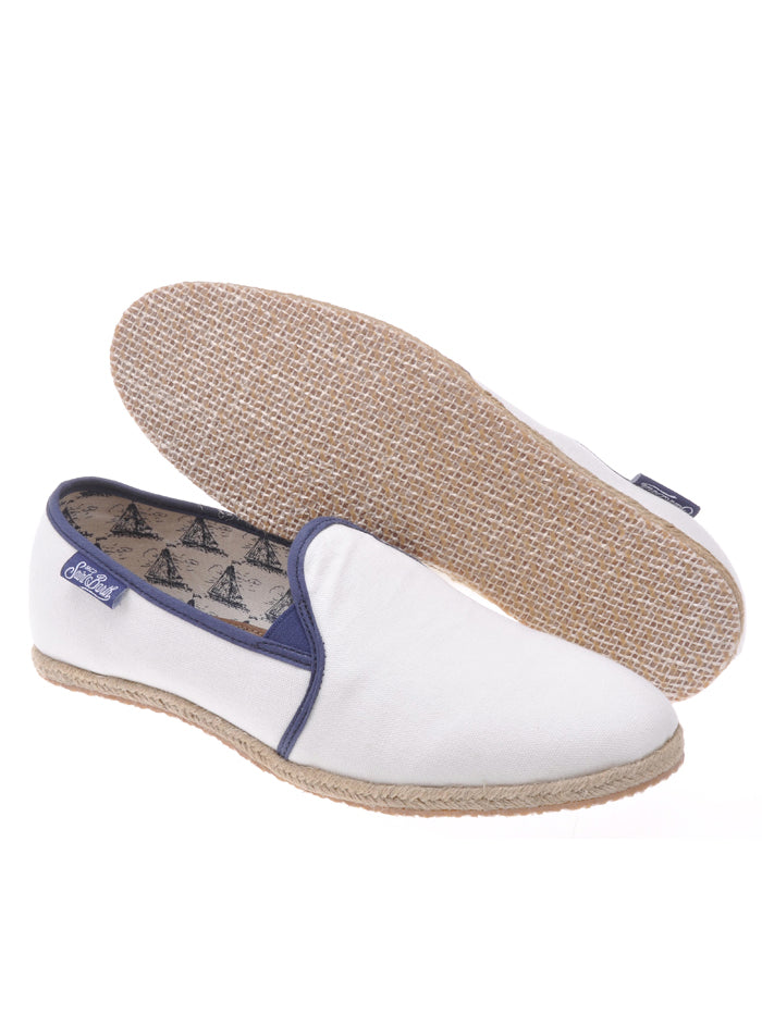 White Canvas Shoes for men - MC2 Saint Barth