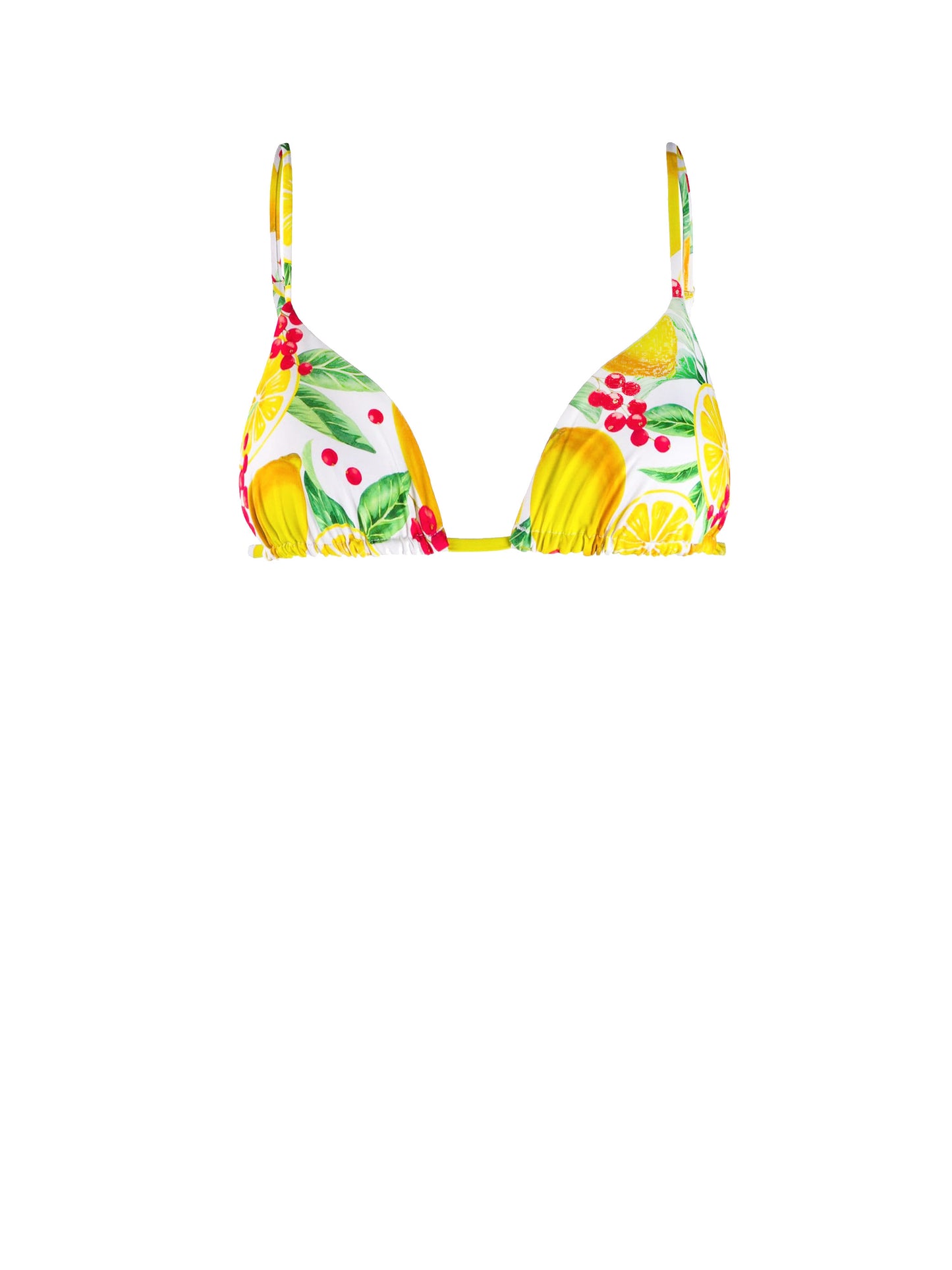 Lemon print triangle