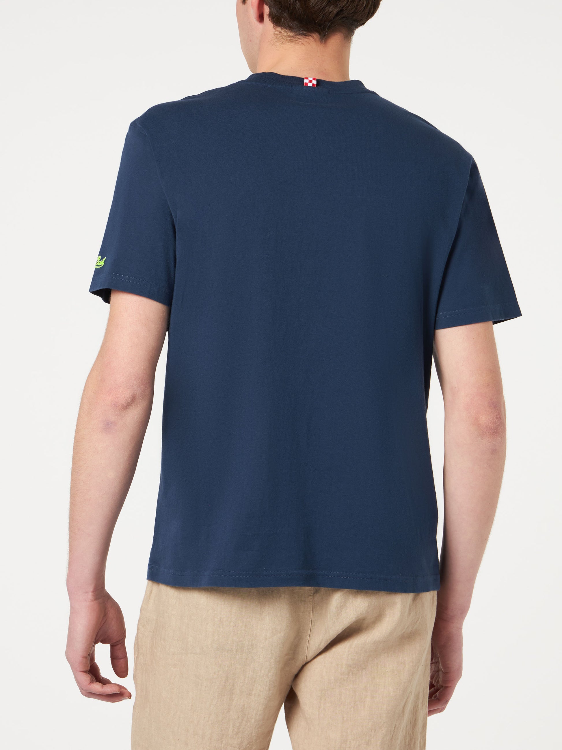 Man t-shirt with Big is Better front embroidery - MC2 Saint Barth