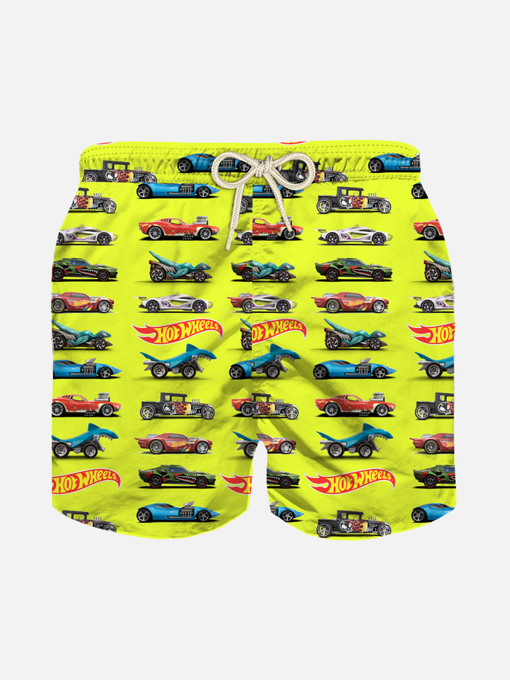 Boy swim shorts with Hotwheels print | HOT WHEELS™ SPECIAL EDITION - MC2 Saint Barth