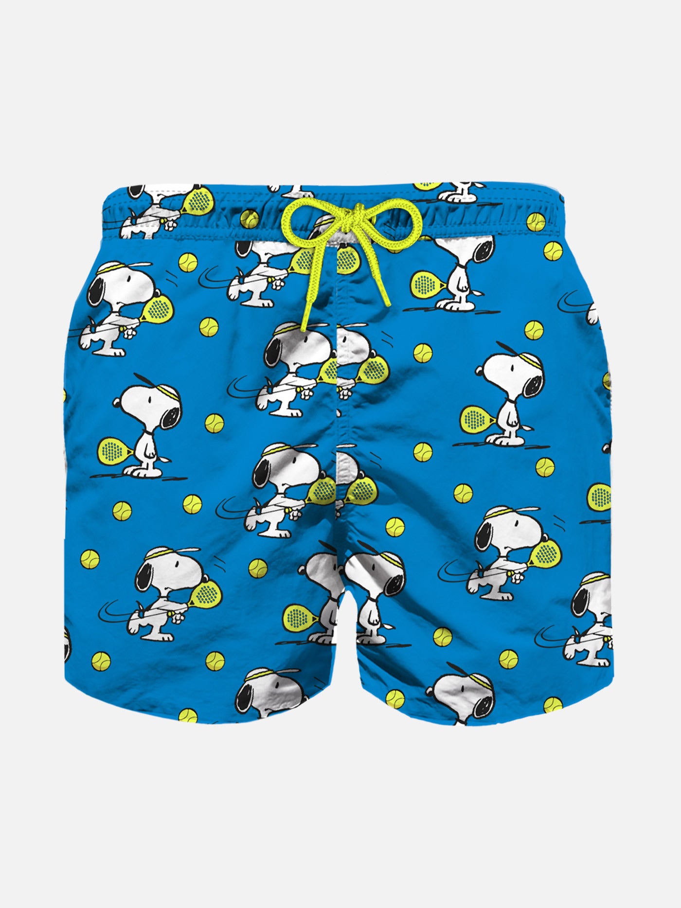 Boy light fabric swim shorts with Snoopy Padel print | SNOOPY - PEANUTS™ SPECIAL EDITION - MC2 Saint Barth