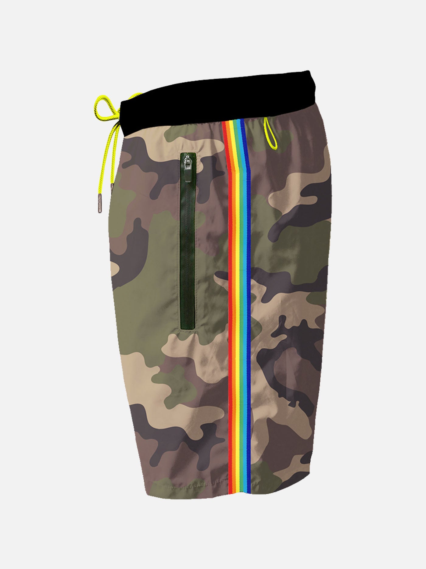 Light fabric man swim shorts with zipped pockets - MC2 Saint Barth