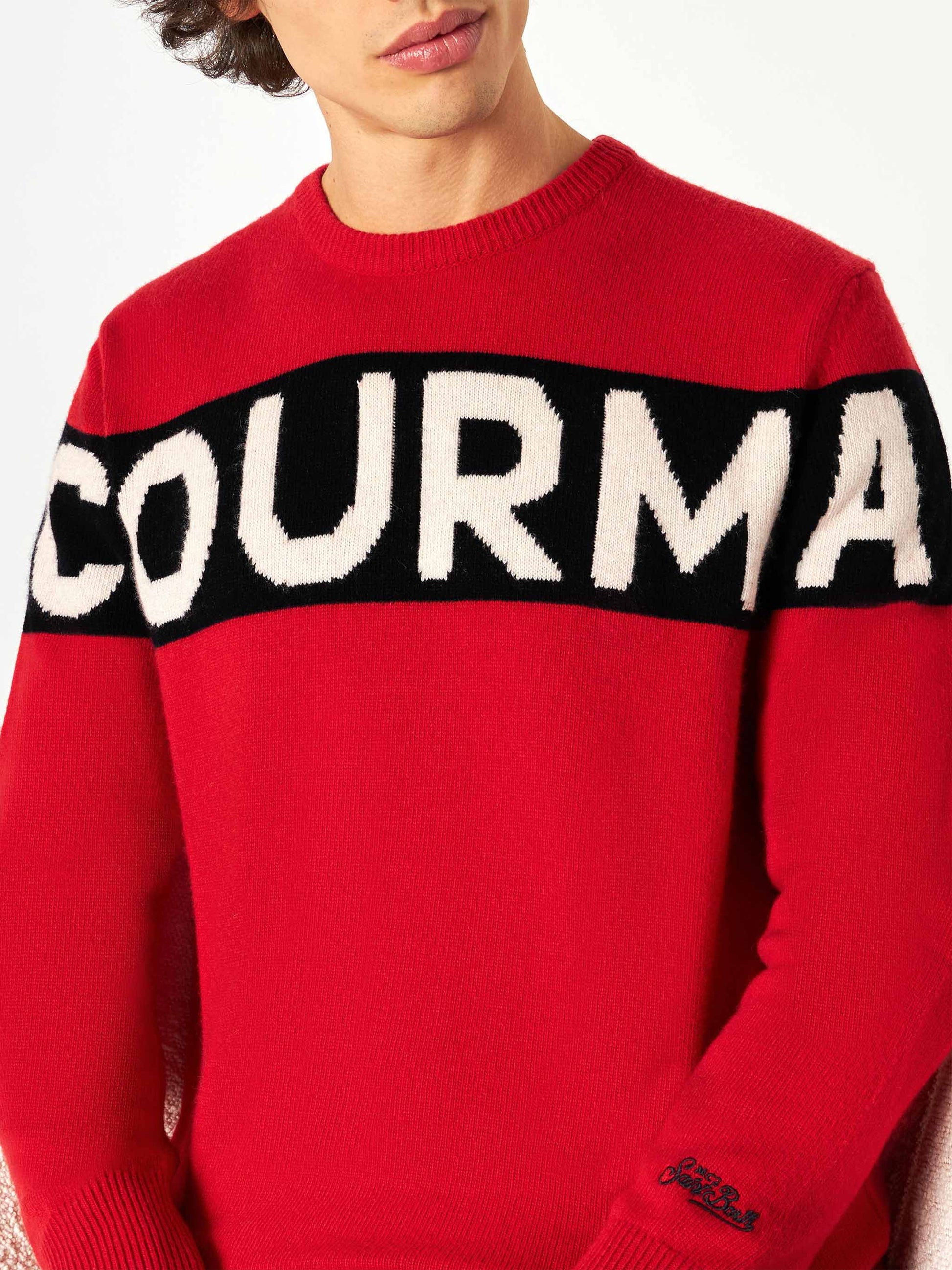 Man sweater with Courma writing - MC2 Saint Barth