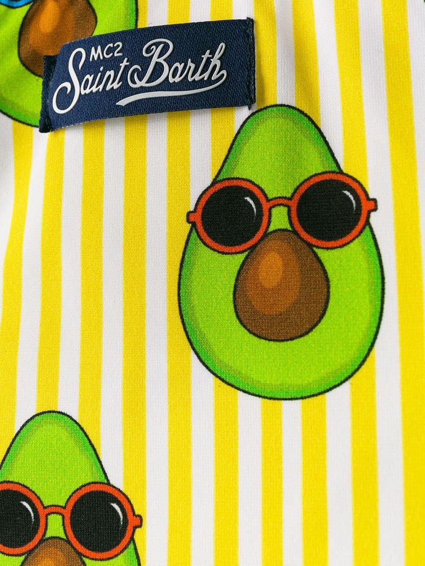 Woman bandeau bikini with avocado print - MC2 Saint Barth