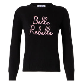 Woman sweater with Belle Rebelle embroidery - MC2 Saint Barth