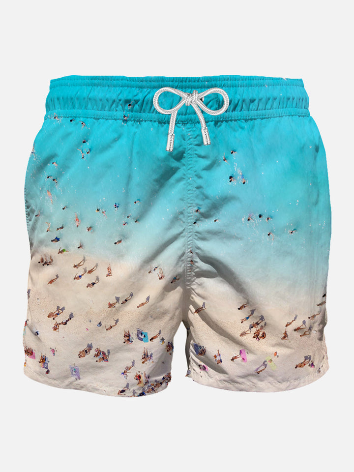 Man photographic swimshorts On the Beach - MC2 Saint Barth