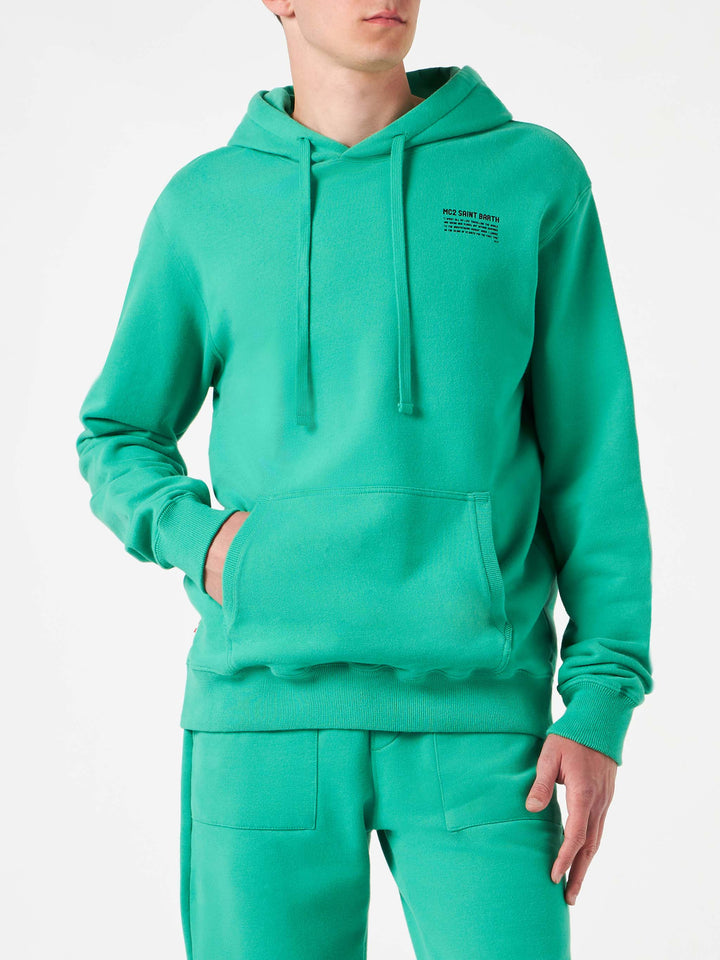 Grass green hoodie | Pantone® Special Edition - MC2 Saint Barth