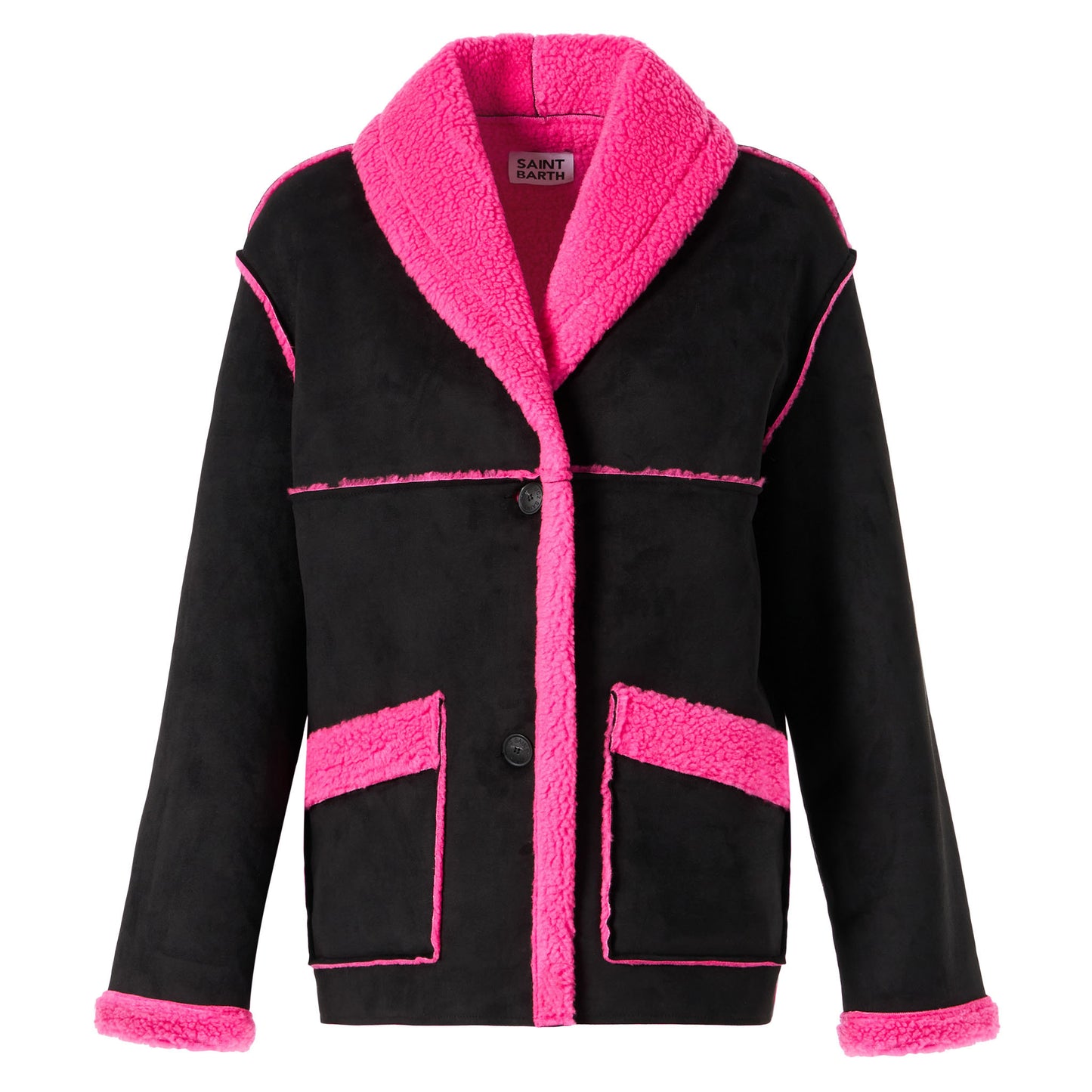 Woman reversible shearling jacket - MC2 Saint Barth