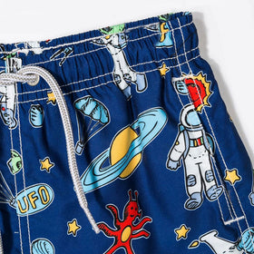 Boy swim shorts with astronaut print - MC2 Saint Barth