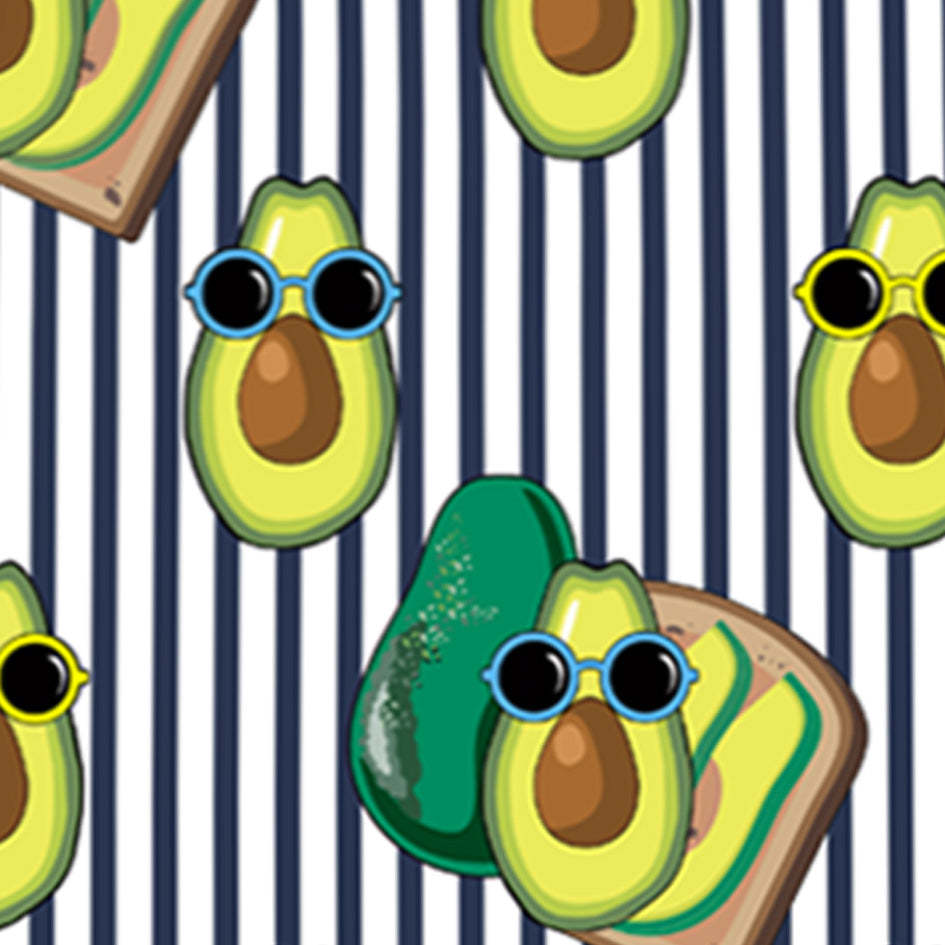 Boy swim shorts with Avocado Toast print - MC2 Saint Barth