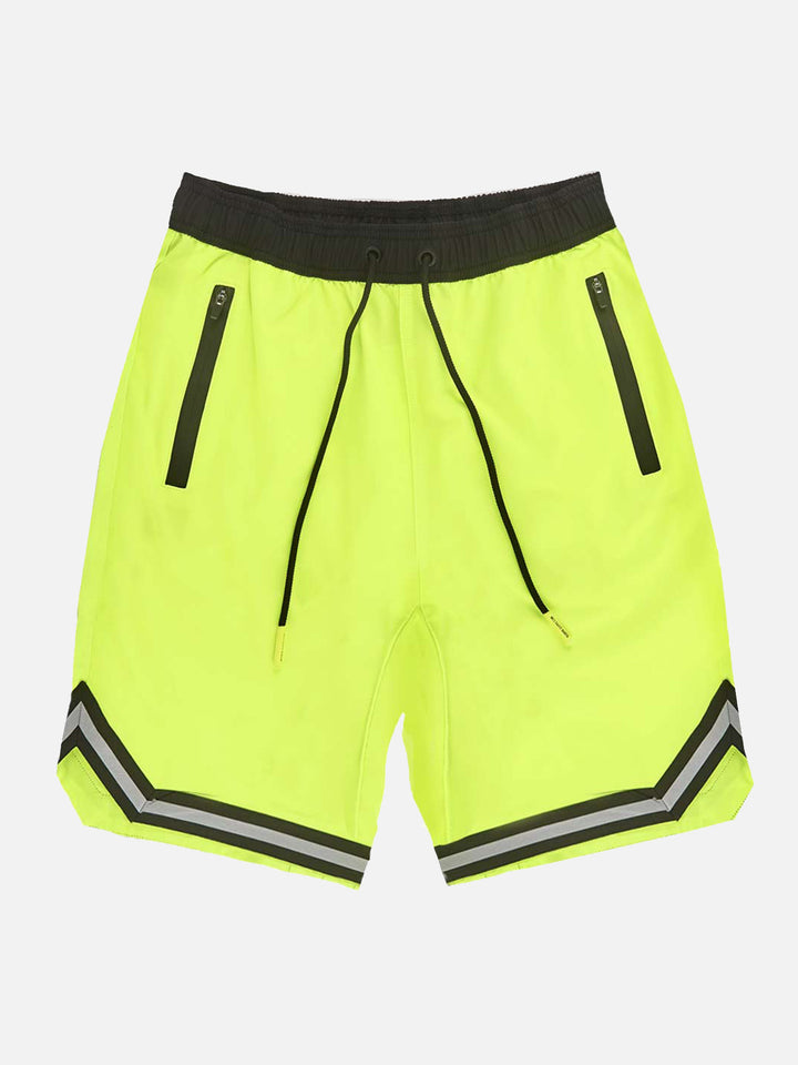 Fluo yellow swim shorts surf style - MC2 Saint Barth