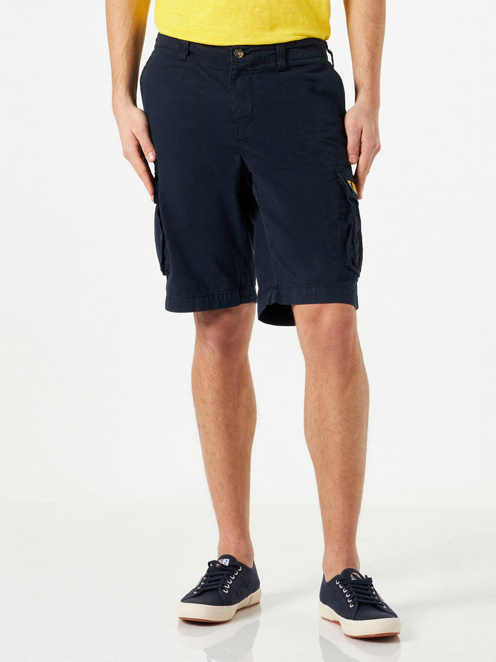 Blue cotton cargo shorts - MC2 Saint Barth