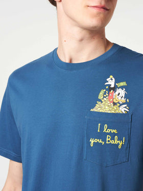 T-shirt uomo in cotone con ricamo | ©DISNEY EDIZIONE SPECIALE