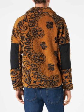 Man sherpa jacket with pattern - MC2 Saint Barth