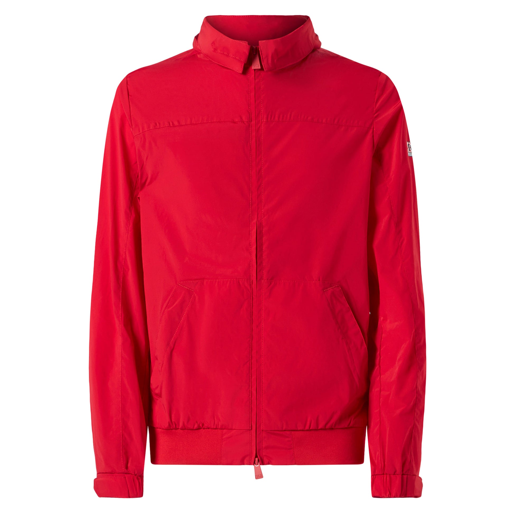 Red zipped midweight windbreaker - MC2 Saint Barth