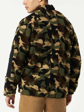 Sherpa jacket with patch - MC2 Saint Barth