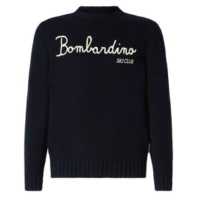Blended cashmere sweater Bombardino ski club embroidery - MC2 Saint Barth