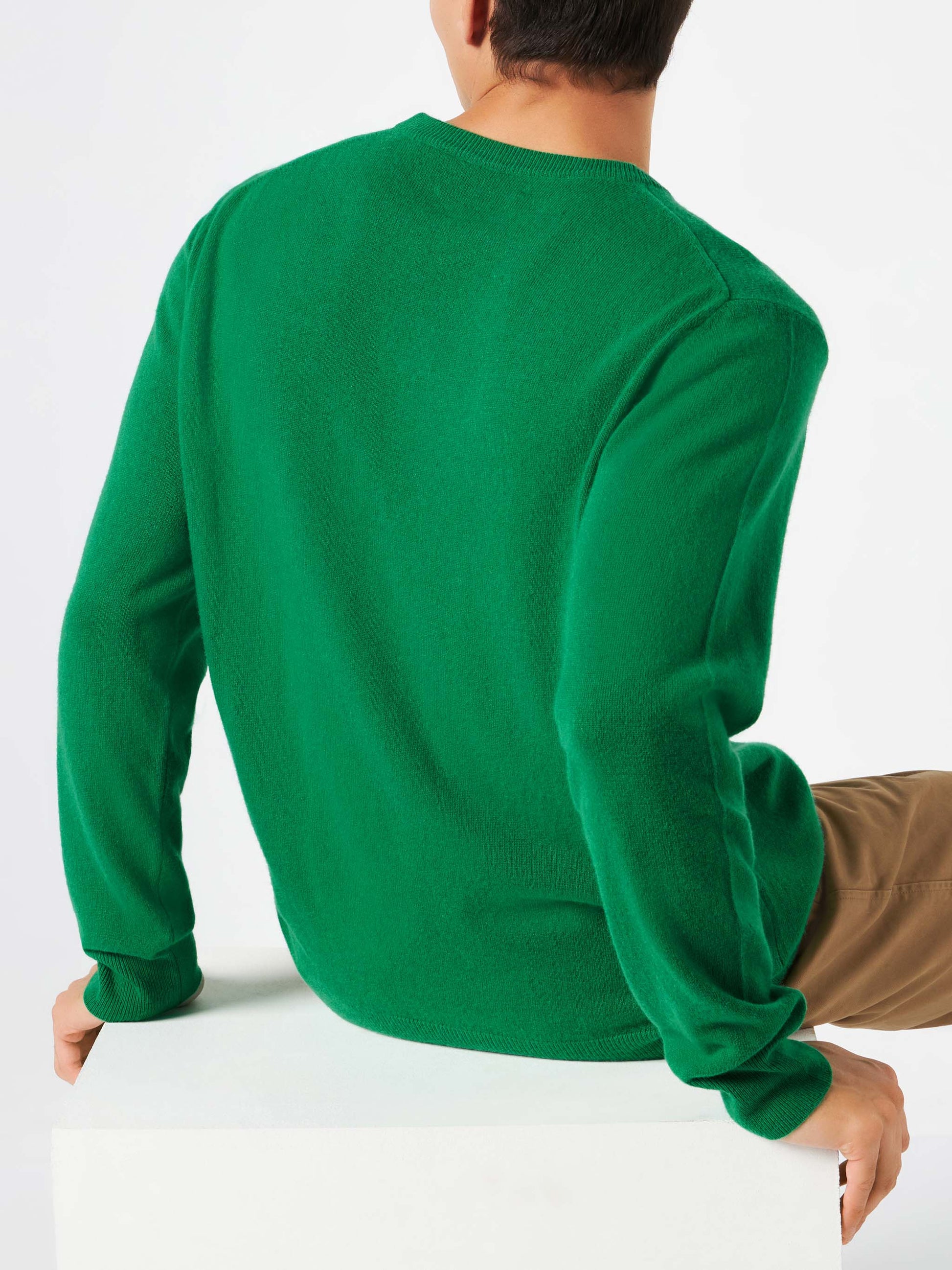 Man lightweight sweater with motorbike jacquard - MC2 Saint Barth