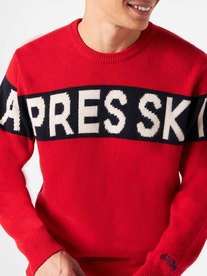 Man sweater with Apres Ski lettering - MC2 Saint Barth