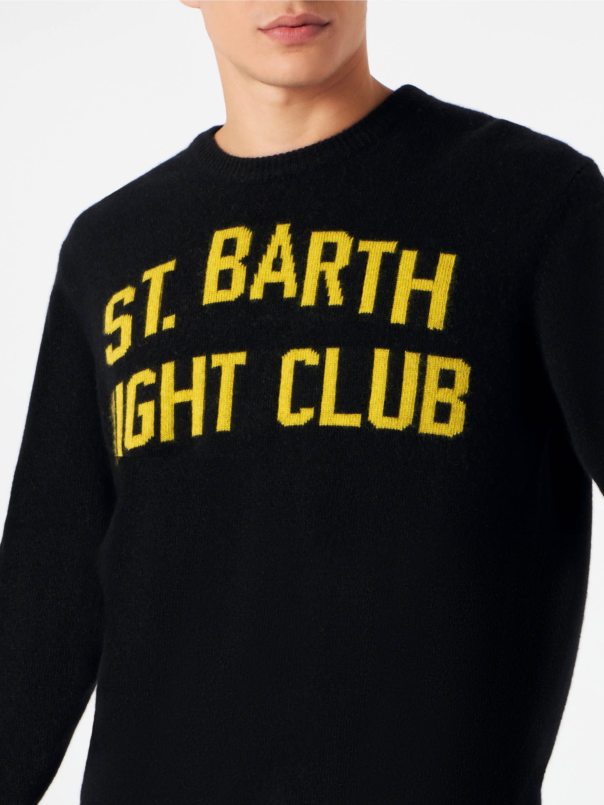 Man sweater with St. Barth Night Club print - MC2 Saint Barth
