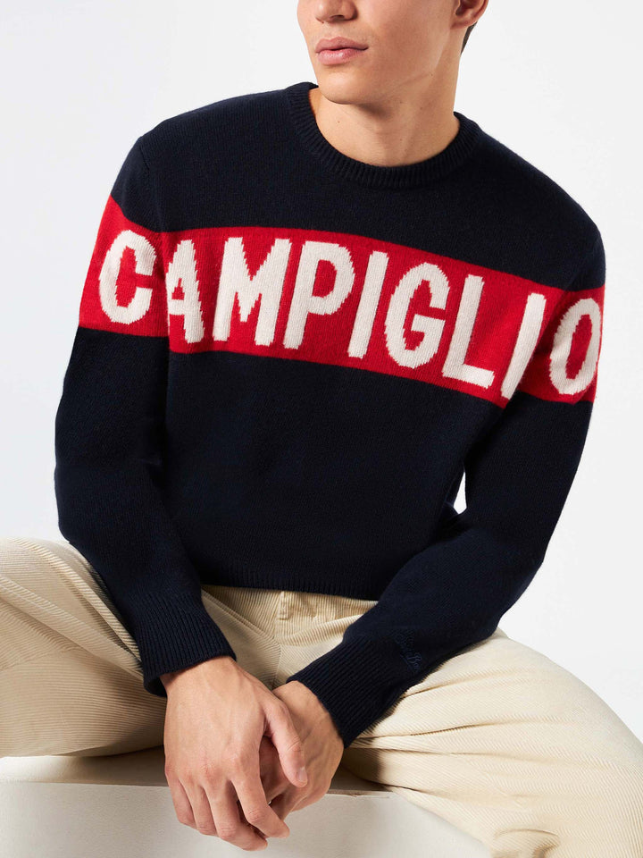 Campiglio blended cashmere man's sweater - MC2 Saint Barth
