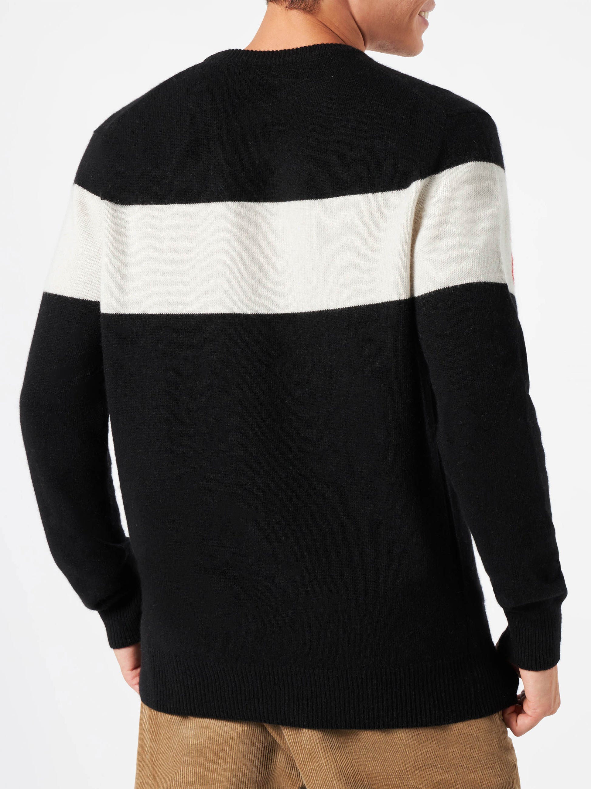 Man sweater with Sun Moritz print - MC2 Saint Barth