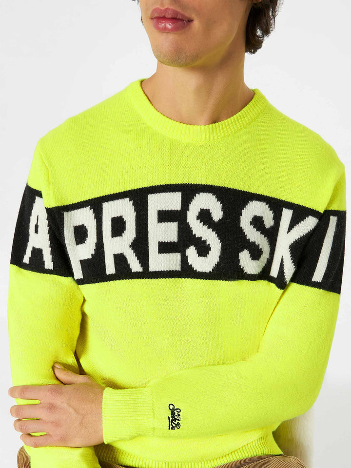 Man sweater with Apres Ski lettering - MC2 Saint Barth