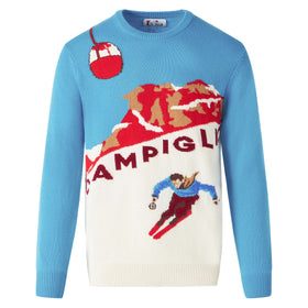 Man sweater with Campiglio postcard - MC2 Saint Barth