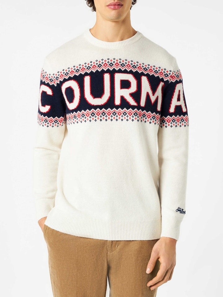 Man sweater with Courma lettering - MC2 Saint Barth