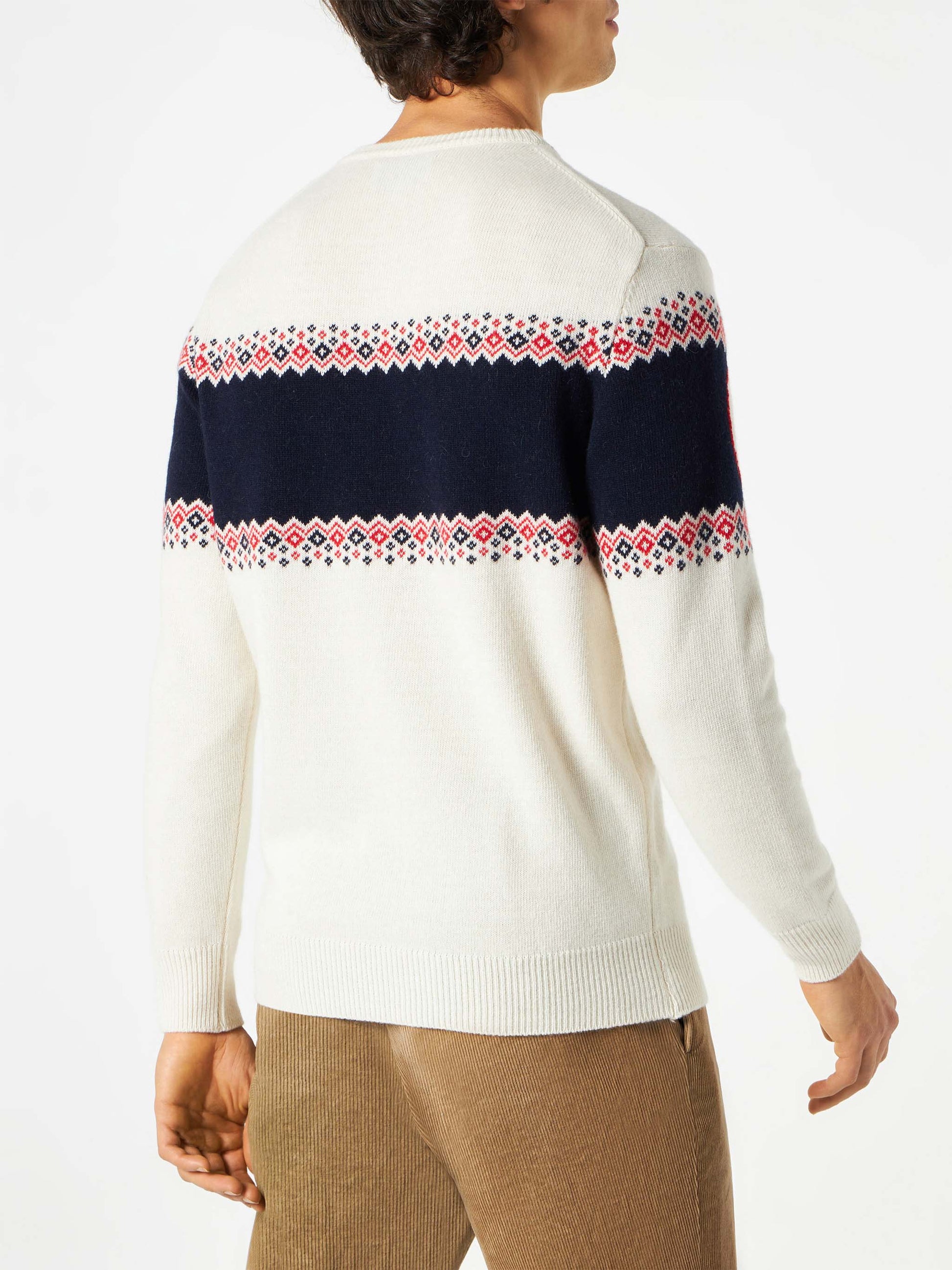 Man sweater with Courma lettering - MC2 Saint Barth