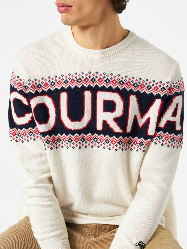 Man sweater with Courma lettering - MC2 Saint Barth