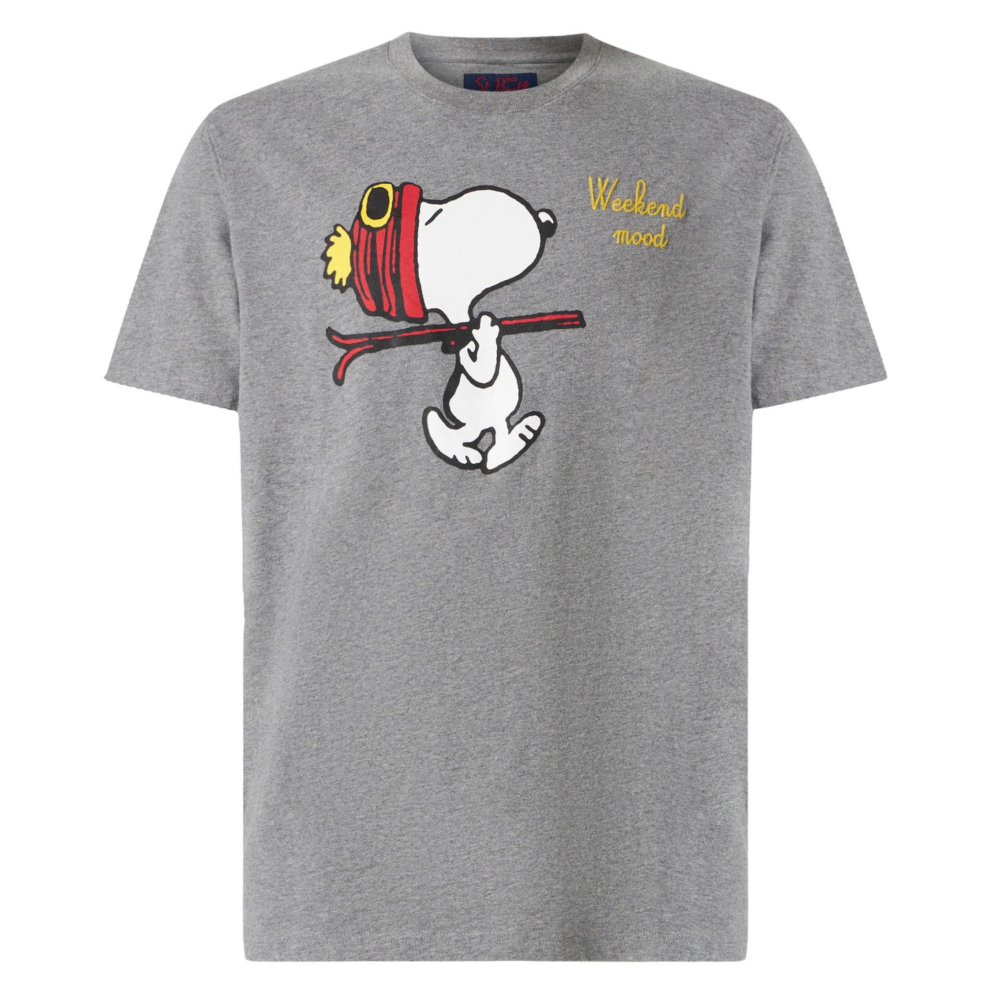 Man t-shirt with Snoopy weekend mood embroidery | SNOOPY - PEANUTS™ SPECIAL EDITION