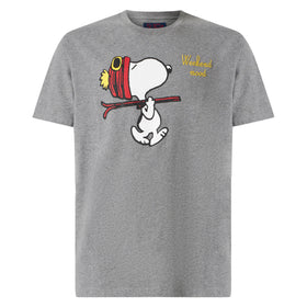 Man t-shirt with Snoopy weekend mood embroidery | SNOOPY - PEANUTS™ SPECIAL EDITION