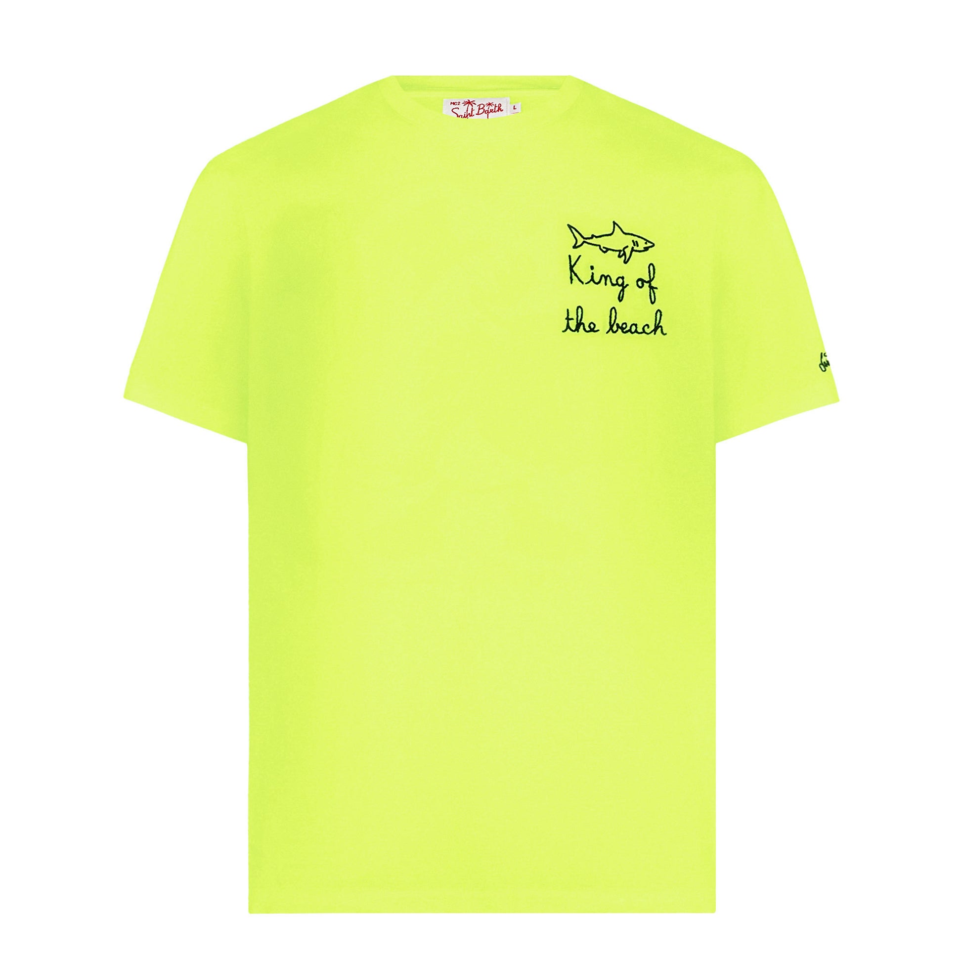 Man t-shirt with King of the Beach embroidery - MC2 Saint Barth