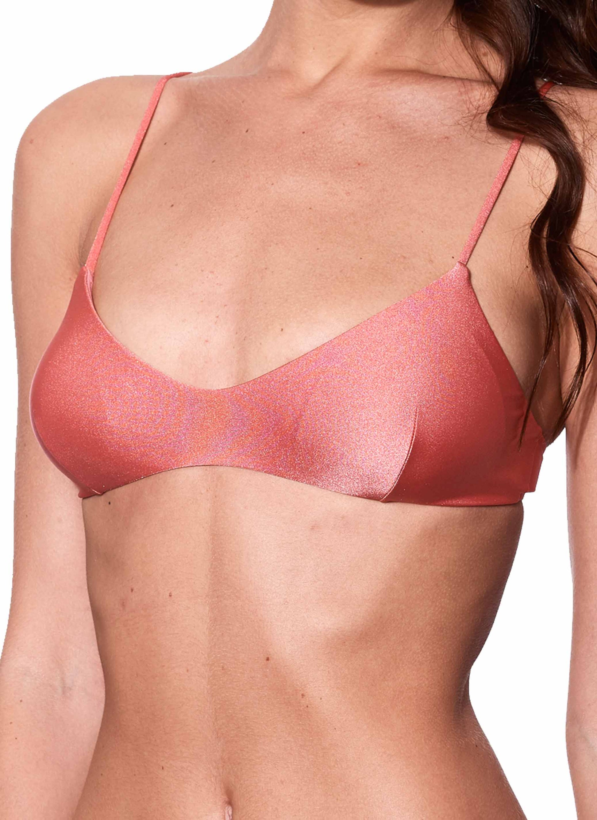 Peach pink bralette - MC2 Saint Barth