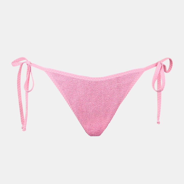 Damen-Badehose in Crinkle-Rosa
