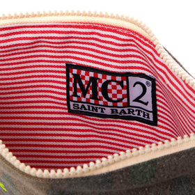 Parisienne-Canvas-Pochette mit Tarnmuster