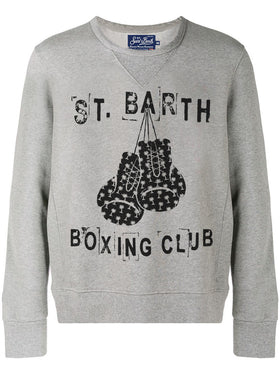 Felpa grigia St. Barth Boxing Club