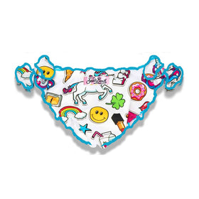 Girl swim briefs with unicorn print - MC2 Saint Barth