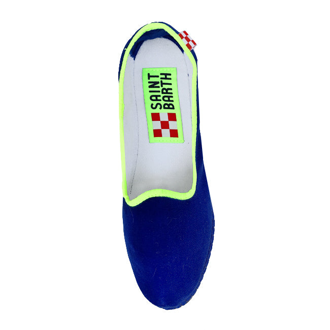Bluette velvet slippers friulane - MC2 Saint Barth