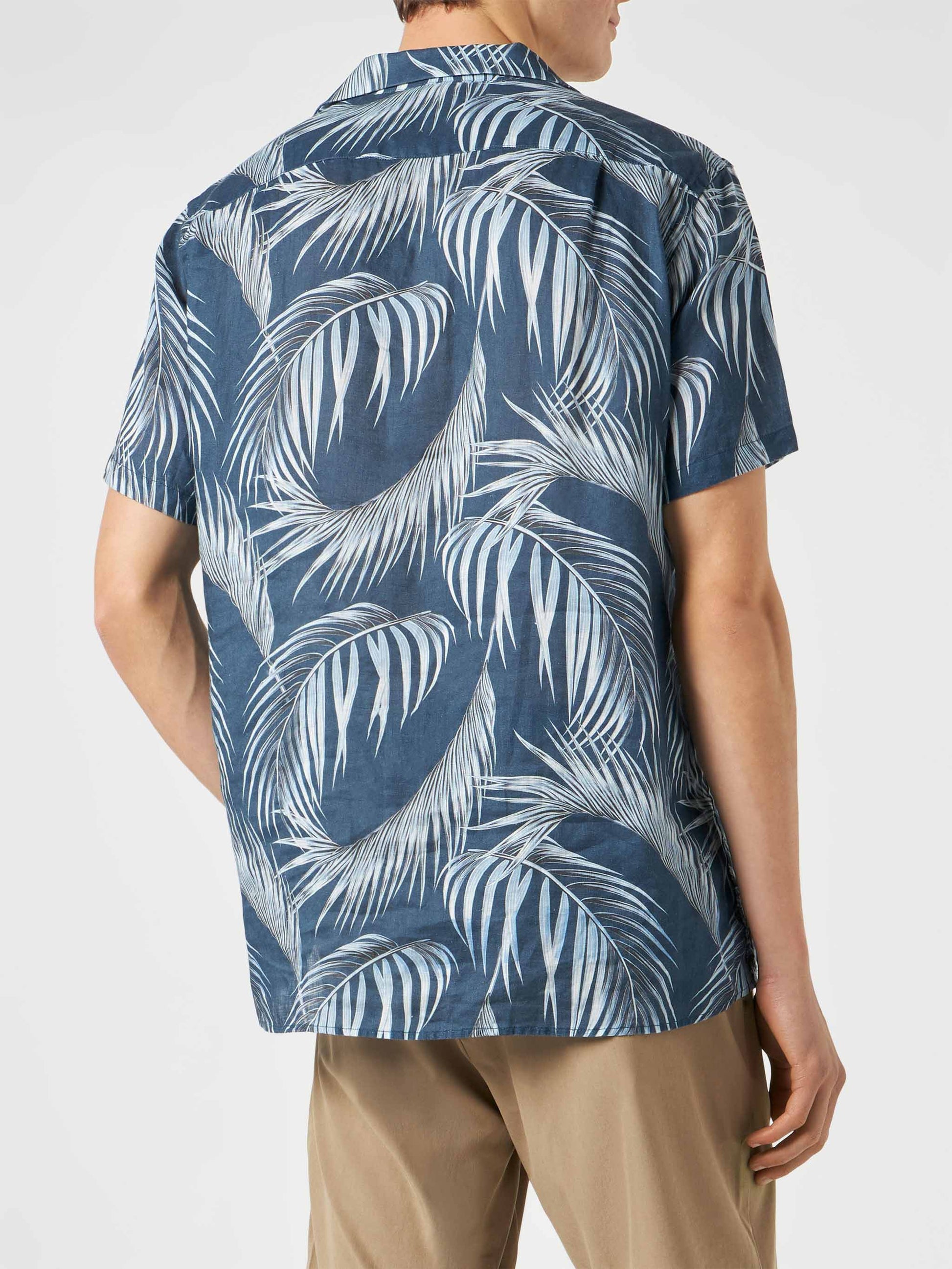 Man shirt with leaf print - MC2 Saint Barth