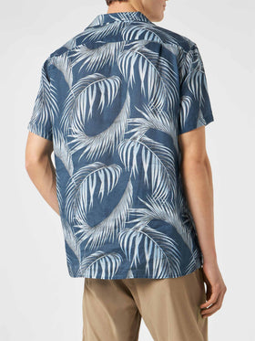 Man shirt with leaf print - MC2 Saint Barth