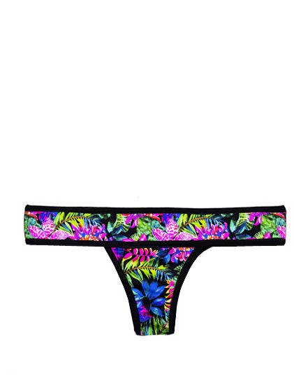 Flower swim briefs scuba fabric - MC2 Saint Barth