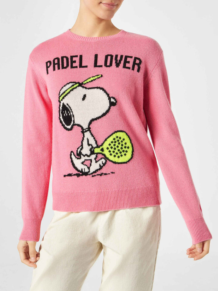 Woman sweater with Snoopy print | PEANUTS™ SPECIAL EDITION - MC2 Saint Barth