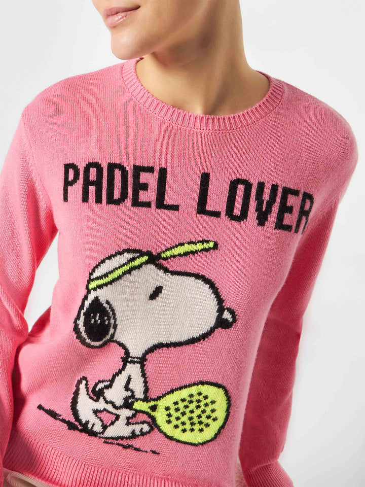 Woman sweater with Snoopy print | PEANUTS™ SPECIAL EDITION - MC2 Saint Barth