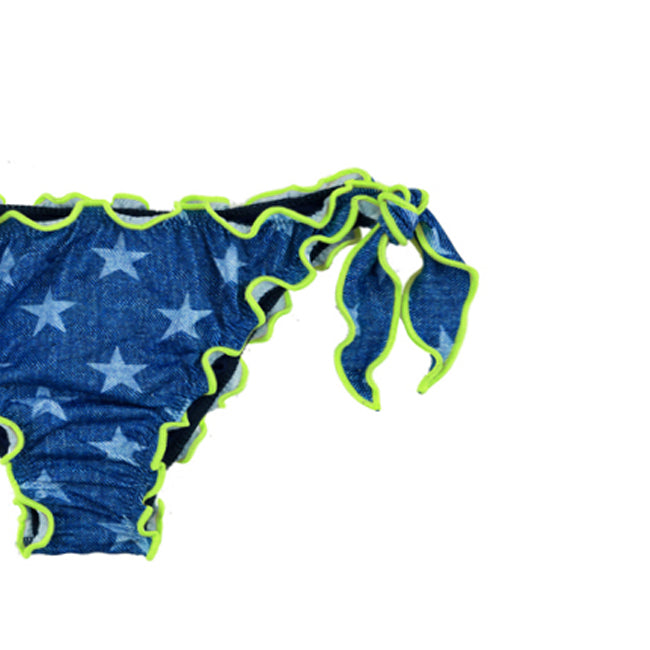 Girl swim briefs with star print - MC2 Saint Barth