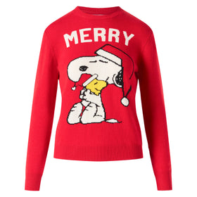 Woman sweater with Snoopy print | SNOOPY PEANUTS™ SPECIAL EDITION - MC2 Saint Barth
