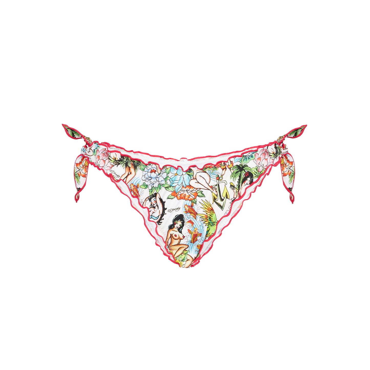 Tattoo print swim briefs - MC2 Saint Barth