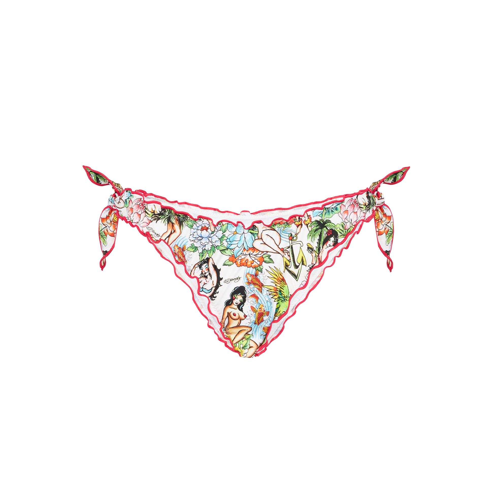 Tattoo print swim briefs - MC2 Saint Barth