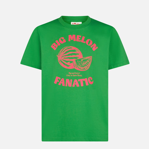 Man cotton t-shirt with Watermelon print - MC2 Saint Barth